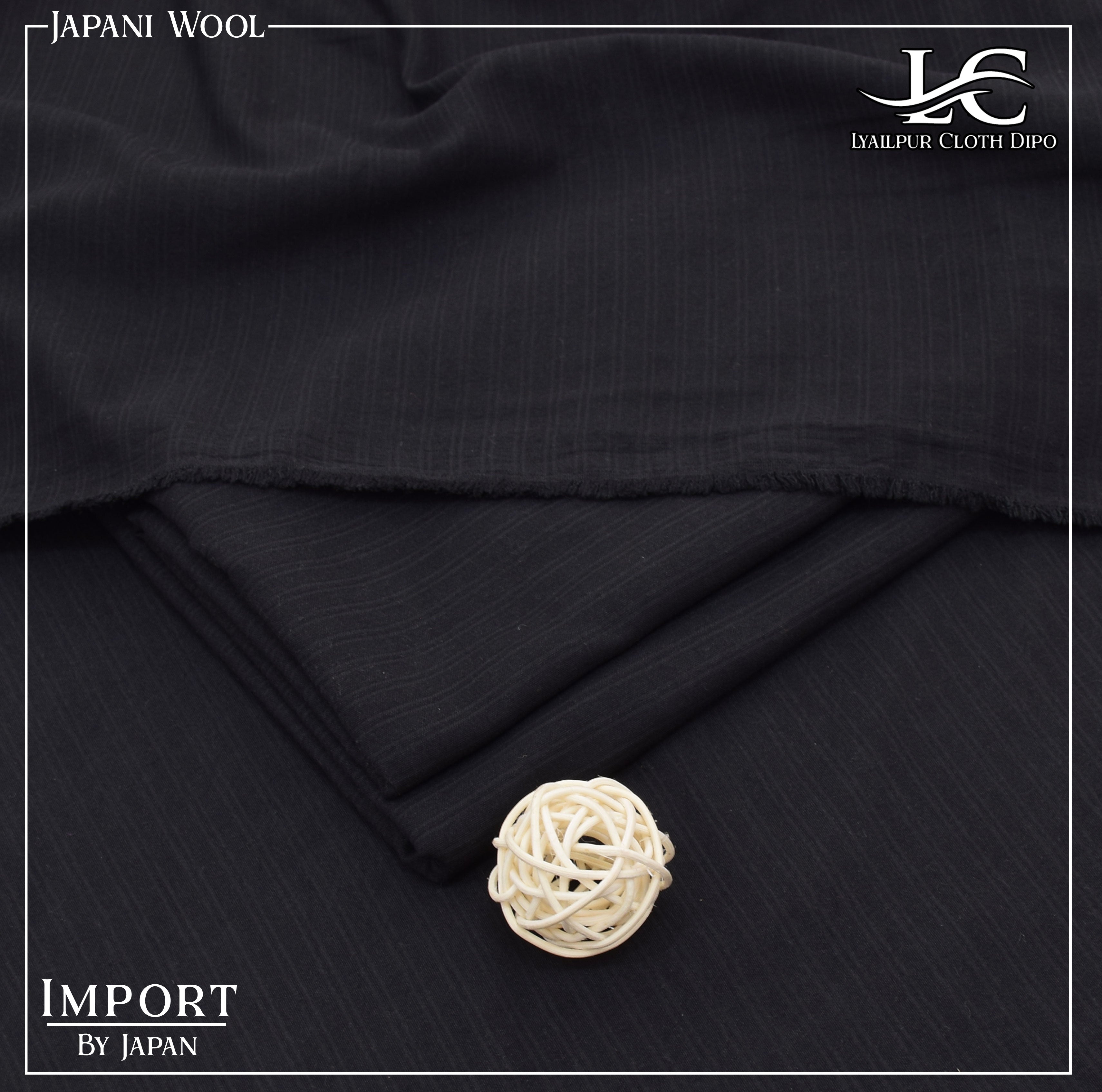 JAPANI KOTRAI WOOL (COLOUR: JET BLACK)