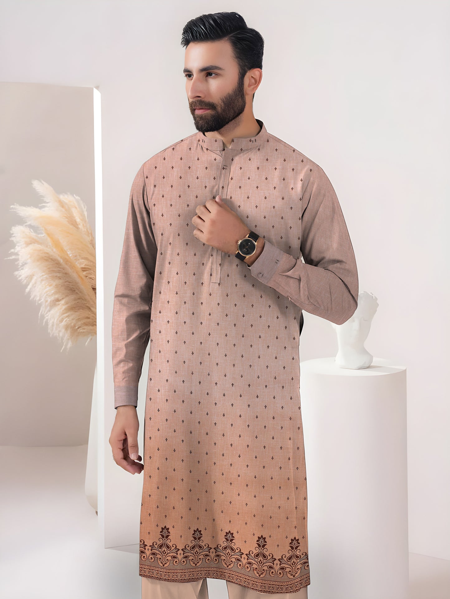 SHEMRY EMBROIDED UNSTICHED SUITE