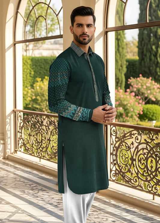SHEMRY EMBROIDED UNSTICHED SUITE