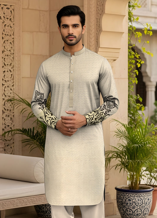 SHEMRY EMBROIDED UNSTICHED SUITE