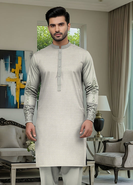 SHEMRY EMBROIDED UNSTICHED SUITE