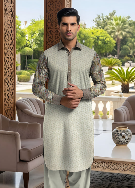 SHEMRY EMBROIDED UNSTICHED SUITE