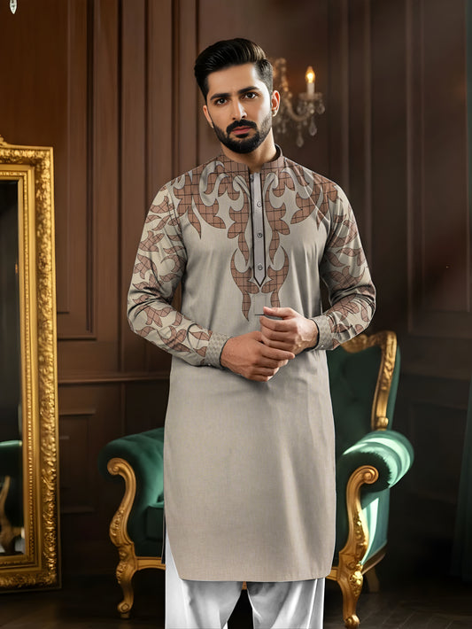 SHEMRY EMBROIDED UNSTICHED SUITE