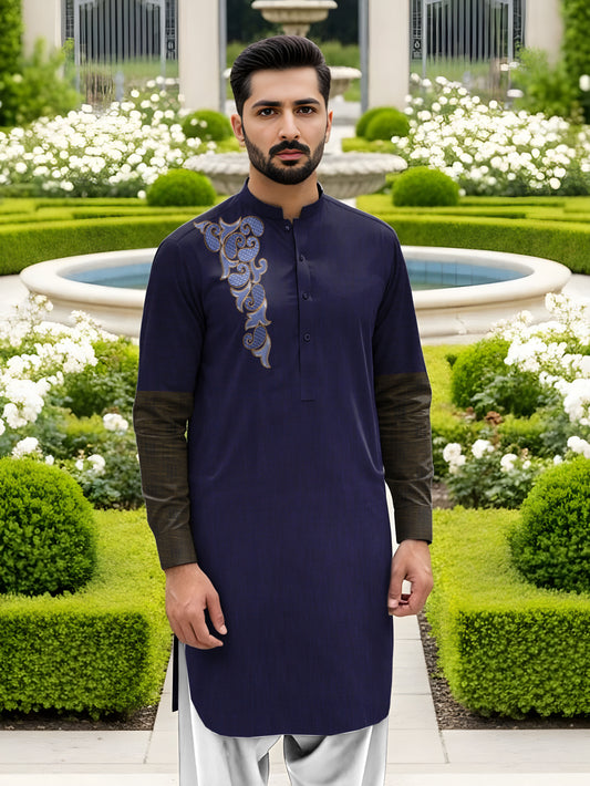SHEMRY EMBROIDED UNSTICHED SUITE